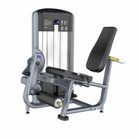 Máquina Comercial de Extensión de Piernas con Pila de Pesas de 100 kg, Equipo de Entrenamiento de Fuerza Sentado para Gimnasios Comerciales