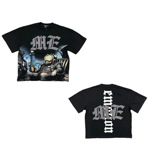 Camiseta Personalizada con Lavado Ácido, 100% Algodón, Estilo Desgastado, Corte Holgado, Ajuste Regular, Camiseta de Alta Calidad para Hombre, Transpirable, Antiarrugas y de Secado Rápido - Product Image 4