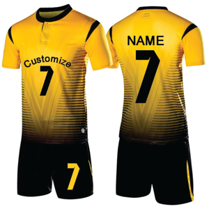 Conjunto de Entrenamiento de Fútbol Personalizado, Camisetas de Fútbol Unisex de Manga Corta, Uniformes de Fútbol de Alta Calidad 100% Poliéster - Product Image 2