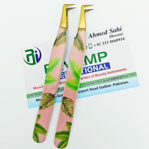 Marque privée Papier Enduit Durable En Acier Inoxydable 90 Degrés Boot Extension De Cils Pince À Épiler Conception Pour Les Ventilateurs De Méga Volume - Product Image 6