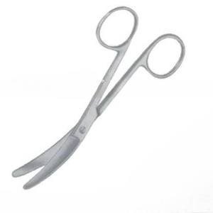 Tijeras Quirúrgicas Busch de Alta Calidad, 13.5cm, Hoja Curva, Acero Inoxidable, Instrumentos Quirúrgicos Manuales NS-S-2516, Certificación CE - Product Image 5