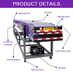 Flexibele transportbandapparatuur voor het laden van vrachtwagens aan de laadkant en het verzenden van goederen in magazijnen, telescopische bandtransportband - Product Image 3