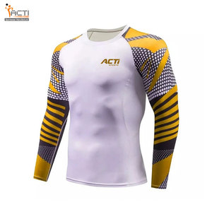 2025 nouveau Design Logo personnalisé MMA Rash Guard en gros MMA Rash Guard confortable MMA Rash Guard - Product Image 2