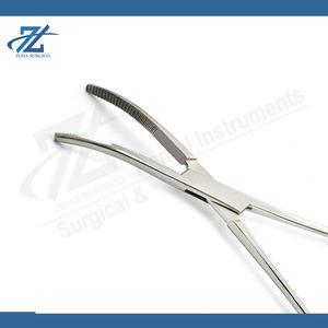 Juego de fórceps hemostáticos rectos curvos para mosquitos manuales de acero inoxidable de alta calidad, instrumentos quirúrgicos, certificado CE, hecho en Pakistán - Product Image 5
