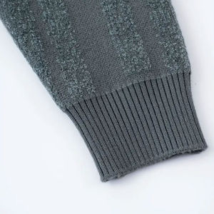 Classique tricoté hommes pull pull doux laine mélangée slim fit chaud à manches longues mode décontracté hiver pull - Product Image 4