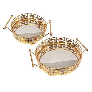 Bandeja de Ramadán de metal grande para compartir alimentos y bebidas con familiares y vecinos durante el Bendito MES DE Ramadán - Product Image 1