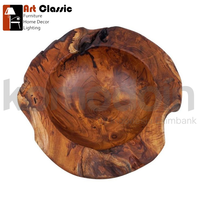 Table d'appoint ronde en résine solide Blora style Art Déco Komodoin par Indonesia Eximbank – Objet décoratif élégant pour remise de diplôme et rétablissement