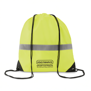 Zaini Sportivi Personalizzabili con Striscia Riflettente e Cordoncino, Borsa Promozionale per Merchandising Sportivo - Product Image 2