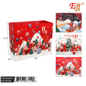 72ชิ้น /cs ถุงของขวัญคริสต์มาส15 "X12" X4.7 "อุปกรณ์วันหยุด - Product Image 1