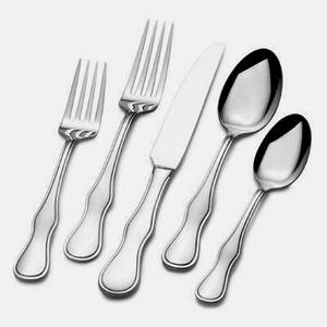 Juego creativo de cuchara y tenedor de plata a granel de acero inoxidable con mango de plata real - Product Image 3