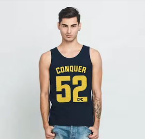 เสื้อกล้ามพิมพ์ลายสำหรับทุกเพศเสื้อกล้ามผ้าคอตตอนผ้าโพลีเอสเตอร์สวมใส่สบายปักลายสีพาสเทล - Product Image 4