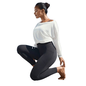 Leggings taille moyenne pleine longueur de haute qualité 2024 à séchage rapide personnalisés en gros pour femmes en différentes couleurs - Product Image 5