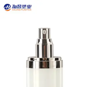 Luxe 30Ml 50Ml 100Ml Ronde Cosmetica Acryl Pot Acryl Cosmetische Verpakking Voor Huidverzorging Groene Mistoppervlak Luchtloze Fles