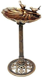 Hot Selling Garden Ornament <b>Bird</b> Bath Black Color Lawn Decorative <b>Bird</b> Feeder <b>Stand</b> for Outside Yard Decor in Bulk - Product Image 6