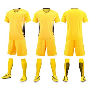 Camiseta de fútbol de manga corta, conjunto de fútbol para hombres, adultos y niños, ropa de entrenamiento, estudiantes de escuela primaria, Verano - Product Image 3