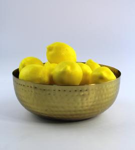 Impex Designs - Utensilios de Cocina de Metal, Cubiertos de Cocina, Tazón de Metal Martillado, Tamaño 14 x 14 Pulgadas, Artesanos Indios, Pedidos al por Mayor - Product Image 3