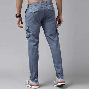 Pantalon cargo pour homme 100% coton, tactique d'extérieur, coupe droite, taille haute, léger, durable, décontracté, séchage rapide - Product Image 5