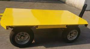 Remolque de transferencia de sitio de freno hidráulico plano de carga de 3000kg hecho de acero - Product Image 3