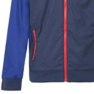 High Quality Custom Hooded Men Windbreaker <b>Jacket</b> Waterproof Breathable <b>Packable</b> Contrast Color Patchwork Custom Design Anti-UV - Product Image 3