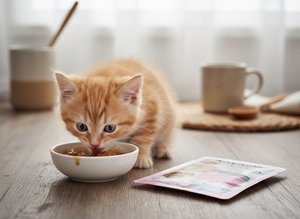 NALAPU Nourriture humide pour chatons en pochette Poulet avec sauce Haute teneur en viande Vitamines et minéraux pour chatons en croissance 77g Santé - Product Image 2