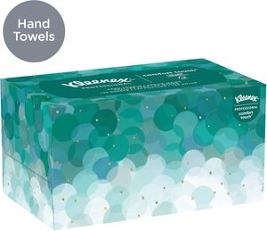 Toallas de Mano Kleenex Ultra Suaves en Caja Pop-Up, 8.9" x 10", 70 Hojas/Caja, 18 Cajas/Caja de Transporte (11268) - Product Image 6