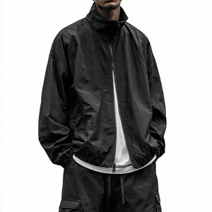 Oversized <b>Windbreaker</b> Rain Coat Men Zipper Waterproof Rain Jacket Mens <b>Camping</b> Hiking <b>Windbreaker</b> Jacket Men's - Product Image 4