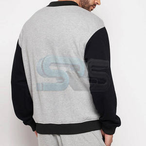 Nouveauté Veste d'hiver pour hommes Style Letterman avec col montant Veste en coton et laine à manches longues avec logo personnalisé Veste chaude et confortable - Product Image 6