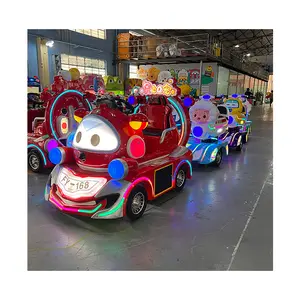 Mini Indoor Electric Tourist Train for Kids Attractive Trackless Train Rides with Alpha-Q Carsoul Playground Amusement Park Sale