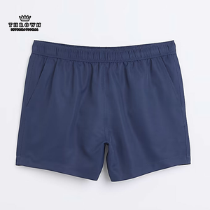 High Quality Men's Summer Workout Shorts Quick-Dry Polyester Comfortable <b>Elastic</b> Pockets Casual Plain Design Solid Plain Dyed - Product Image 4