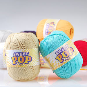 Misoknit 100% polyester dessiné texturé fil sacs à tricoter populaire chaud bonnes ventes doux Pop couleurs vives petits articles motif brut - Product Image 4