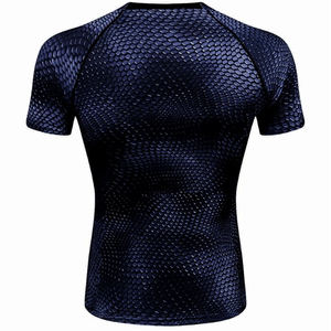 Camiseta de Manga Larga Lisa de la Mejor Calidad para Hombre, Transpirable, Elegante, de Spandex/Poliéster, 220g, Colores y Logotipo Personalizados - Product Image 3
