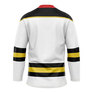 Mejores Camisetas de Hockey sobre Hielo para Adultos al por Mayor, MOQ Bajo, Hechas a Medida, 100% Poliéster, Secado Rápido y Transpirable con Pantalones y Calcetines - Product Image 2