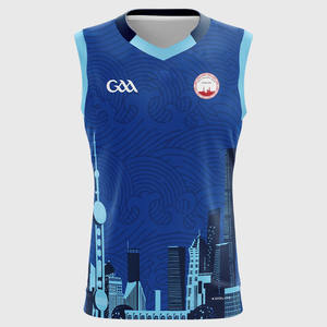 GAA Soccer Wear Premium 100% Polyester Ensemble de joueurs à manches courtes Design solide Maillot de haute qualité Service OEM - Product Image 1