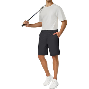 Pantalones cortos de golf para hombre de tendencia, pantalones cortos de entrenamiento elásticos, Bermudas de nuevo diseño de alta calidad para hombre con bolsillos laterales personalizados - Product Image 6
