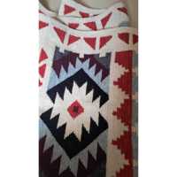 Handwoven Chenille Navajo Runner Rug Southwestern Boho Tribal Kilim Washable Hallway & Staircase Rug