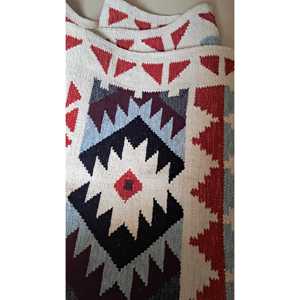 Handwoven Chenille Navajo Runner <b>Rug</b> Southwestern Boho Tribal Kilim Washable Hallway & Staircase <b>Rug</b> - Product Image 6