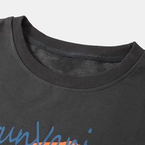 Premium Quality 100% Cotton <b>Fleece</b> Breathable Comfortable Custom Printed or Embroidery Logo Top Selling O-Neck <b>Sweatshirt</b> - Product Image 5