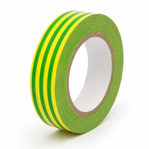 Nastro isolante fai da te per messa a terra, giallo e verde, 20m x 19mm (Miarco 10787) - Product Image 1