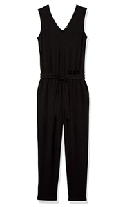 Mono de punto sin mangas con cuello en V para mujer, mono 48% de poliéster, 48% de rayón y 4% de licra, en Stock, máquina de cierre importada - Product Image 6