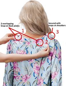 Batas de Paciente Cómodas y de Alta Calidad con Telas Suaves, Opciones Personalizables, Uso Hospitalario - Product Image 2