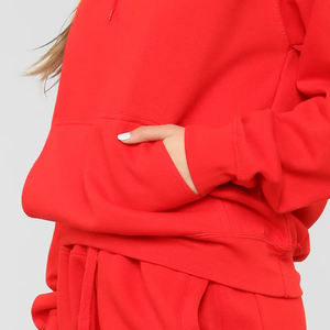 Venta al por mayor tarifa OEM última calidad mujeres logotipo personalizado Sudadera con capucha/último diseño de impresión algodón canguro bolsillo Sudadera con capucha para las mujeres 2025 - Product Image 2