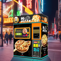 Distributeur automatique de pizzas chaudes pour gares à grande vitesse, avec fonction de cuisson ou de distribution automatique