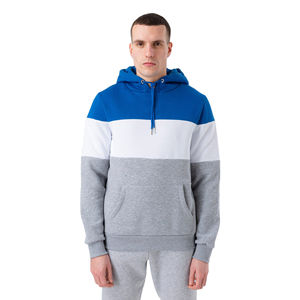 Sweat à capuche thermique d'hiver pour homme en molleton 100 % coton de haute qualité, manches longues, avec logo personnalisé et cordon de serrage, couleur unie - Product Image 1