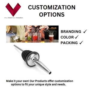 Vertedor de vino de acero inoxidable con tapa para elevar su servicio de vino, vertedor de vino Elegance Pour Guard Wine Cap Vertedor de vino - Product Image 3