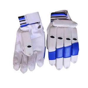 Guantes de bateo de críquet blancos y verdes personalizables con ajuste cómodo Logotipo personalizado Tamaño Color - Product Image 3