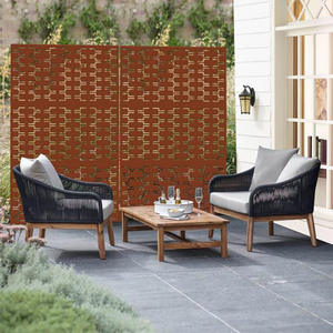 Panel <span class=keywords><strong>de</strong></span> partición <span class=keywords><strong>de</strong></span> pantalla <span class=keywords><strong>de</strong></span> jardín decorativo cortado con láser personalizado, pantalla <span class=keywords><strong>de</strong></span> jardín <span class=keywords><strong>de</strong></span> privacidad <span class=keywords><strong>de</strong></span> Metal <span class=keywords><strong>de</strong></span> acero inoxidable Corten oxidado - Product Image 5