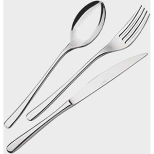 Juego de cubiertos de lujo con diseño de mango giratorio único de plata de acero inoxidable de alta calidad para restaurante, boda, hogar, hotel - Product Image 4