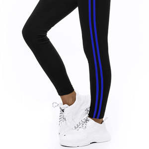 Solid Color Workout Leggings Customized Logo Printing Breathable Quick Dry Fabric Factory Direct Sale for Gym - Product Image 6