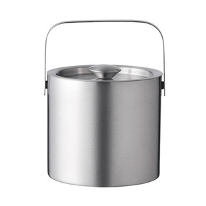 ถังน้ำแข็งออกแบบให้มีน้ำหนักชุบโครเมียมยุคศตวรรษที่ทองเหลือง - Product Image 2