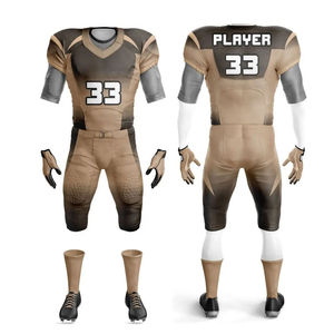 Precio de fábrica diseño único para uniforme de fútbol americano mejor fabricante transpirable camiseta de fútbol americano - Product Image 5